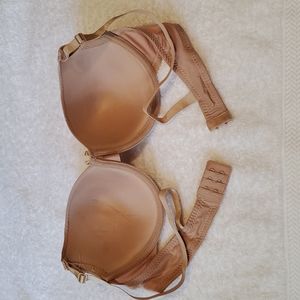 Mamia Intimates & Sleepwear Nwt Nude D Cup Padded Under Wired Bra